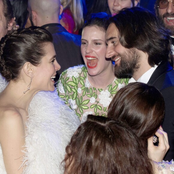 Charlotte Casiraghi et Dimitri Rassam en couple pendant la fête lors du 64e Bal de la Rose sur le thème de Manhattan dans la Salle des Etoiles au Sporting Monte-Carlo à Monaco le 24 mars 2018. © Gaëtan Luci / Palais Princier / SBM via Bestimage
