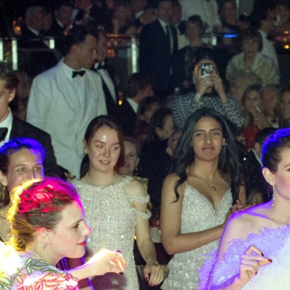 Charlotte Casiraghi pendant la fête lors du 64e Bal de la Rose sur le thème de Manhattan dans la Salle des Etoiles au Sporting Monte-Carlo à Monaco le 24 mars 2018. © Gaëtan Luci / Palais Princier / SBM via Bestimage