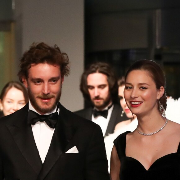 Pierre Casiraghi et Beatrice Borromeo au 64e Bal de la Rose sur le thème de Manhattan dans la Salle des Etoiles au Sporting Monte-Carlo à Monaco le 24 mars 2018. © Olivier Huitel / Pool Restreint Monaco / Bestimage