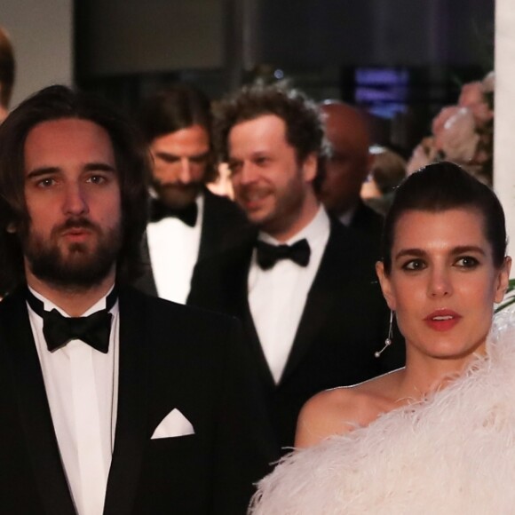 Dimitri Rassam et Charlotte Casiraghi en couple au 64e Bal de la Rose sur le thème de Manhattan dans la Salle des Etoiles au Sporting Monte-Carlo à Monaco le 24 mars 2018. © Olivier Huitel / Pool Restreint Monaco / Bestimage