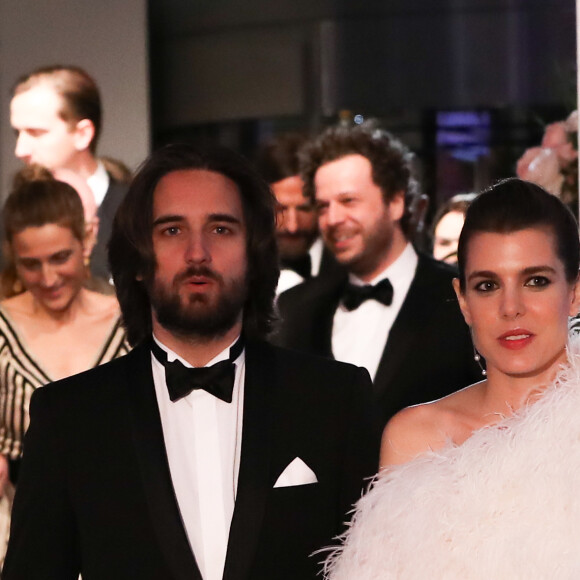 Dimitri Rassam et Charlotte Casiraghi en couple au 64e Bal de la Rose sur le thème de Manhattan dans la Salle des Etoiles au Sporting Monte-Carlo à Monaco le 24 mars 2018. © Olivier Huitel / Pool Restreint Monaco / Bestimage