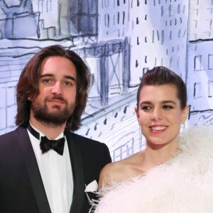 Dimitri Rassam et Charlotte Casiraghi en couple au 64e Bal de la Rose sur le thème de Manhattan dans la Salle des Etoiles au Sporting Monte-Carlo à Monaco le 24 mars 2018. © Olivier Huitel / Pool Restreint Monaco / Bestimage