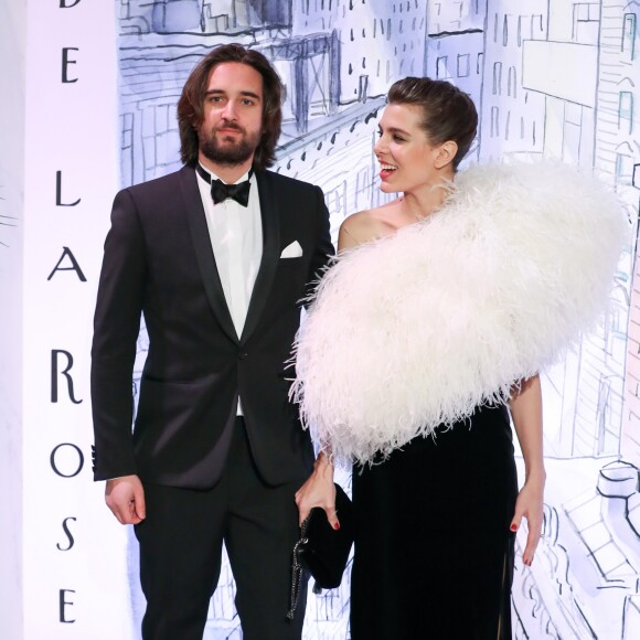 Dimitri Rassam et Charlotte Casiraghi en couple au 64e Bal de la Rose sur le thème de Manhattan dans la Salle des Etoiles au Sporting Monte-Carlo à Monaco le 24 mars 2018. © Olivier Huitel / Pool Restreint Monaco / Bestimage