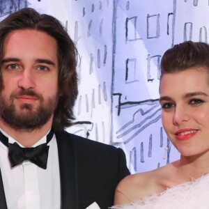 Dimitri Rassam et Charlotte Casiraghi en couple au 64e Bal de la Rose sur le thème de Manhattan dans la Salle des Etoiles au Sporting Monte-Carlo à Monaco le 24 mars 2018. © Olivier Huitel / Pool Restreint Monaco / Bestimage