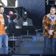 Lin-Manuel Miranda et Ben Platt - Les célébrités et des centaines de milliers de manifestants protestent contre les armes à feu (March For Our Lives) à Washington, DC, le 24 mars 2018