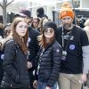 Julianne Moore avec sa fille Liv Freundlich et son mari Bart Freundlich - Les célébrités et des centaines de milliers de manifestants protestent contre les armes à feu (March For Our Lives) à Washington, DC, le 24 mars 2018