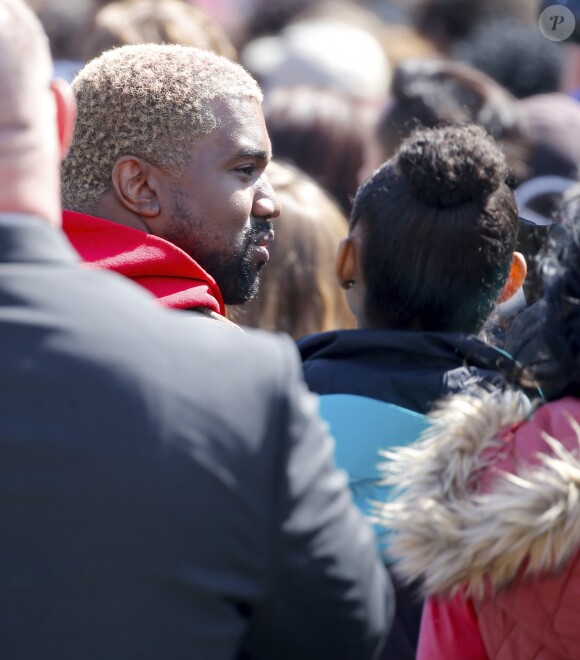 Kanye West - Les célébrités et des centaines de milliers de manifestants protestent contre les armes à feu (March For Our Lives) à Washington, DC, le 24 mars 2018