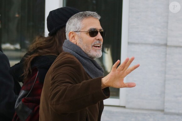 George Clooney - Les célébrités et des centaines de milliers de manifestants protestent contre les armes à feu (March For Our Lives) à Washington, DC, le 24 mars 2018