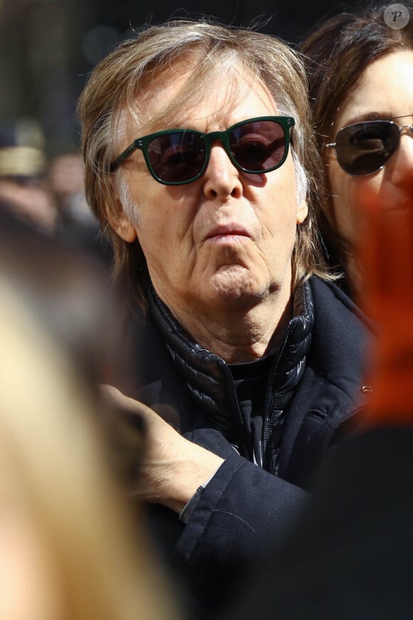 Paul McCartney - Les célébrités et des centaines de milliers de manifestants protestent contre les armes à feu (March For Our Lives) à New York, le 24 mars 2018