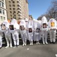 Atmosphère - Les célébrités et des centaines de milliers de manifestants protestent contre les armes à feu (March For Our Lives) à New York, le 24 mars 2018