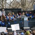 Emma Gonzalez - Les célébrités prennent la parole et protestent contre les armes à feu (March For Our Lives) à New York, le 24 mars 2018