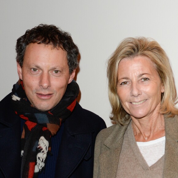 Marc-Olivier Fogiel et Claire Chazal - Première du film "The Ride" au MK2 Bibliothèque à Paris. Le 26 janvier 2018 © Coadic Guirec / Bestimage