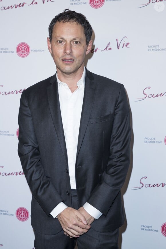 Exclusif - Marc-Olivier Fogiel lors du dîner caritatif "Sauver la vie" au profit de la Fondation Descartes, au Pavillon Ledoyen. Paris, le 23 novembre 2017. © Olivier Borde/Bestimage