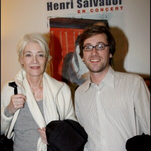 Françoise Hardy et son fils Thomac Dutronc - Henri Salvador tire sa révérence et fait ses adieux à la scène lors d'un concert au palais des Congrès à Paris, le 21 décembre 2017.