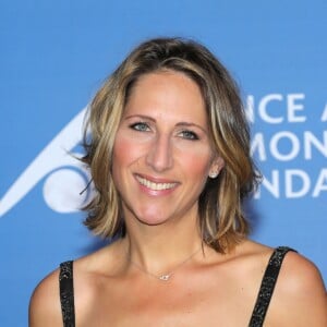 Maud Fontenoy lors du 1er "Gala pour l'Océan de Monte-Carlo" sur les terrasses de l'Opéra à Monaco. le 28 septembre 2017. © Claudia Albuquerque/Bestimage