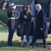 Donald J. Trump, sa femme Melania et la mère de Melania, Amalija Knavs, arrivent à la Maison Blanche à Washington DC, le 3 Mars 2018.