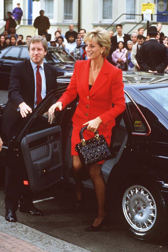 Diana, Princesse de Galles à Londres. Octobre 1996.