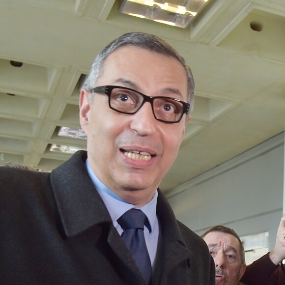 Amir Aslani (avocat de Laeticia Hallyday) - Première audience dans l'affaire de l'héritage de Johnny Hallyday au tribunal de Nanterre en présence des avocats des deux parties. Le 15 mars 2018 © Giancarlo Gorassini / Bestimage 15/03/2018 - Nanterre