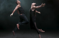 Roschdy Zem et Marie-Agnès Gillot dans "La Boxeuse amoureuse" d'Arthur H, novembre 2017.