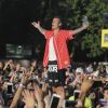 Justin Bieber en concert au British Summer Time à Hyde Park à Londres, le 2 juillet 2017.