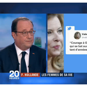 François Hollande révèle ce qui a contribué à sa rupture avec Valérie Trierweiler dans le JT de 20h de France 2 le 10 avril 2018.