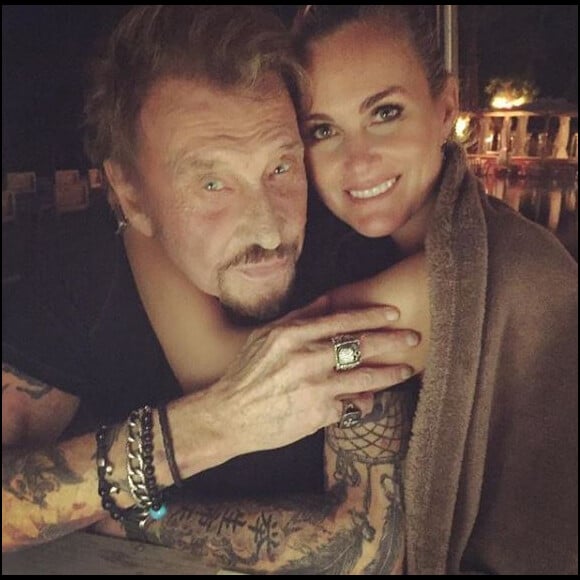 Laeticia et Johnny Hallyday sur Instagram le 15 juin 2017.