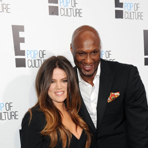 Khloé Kardashian et Lamar Odom lors d'une soirée organisée à New York en avril 2012