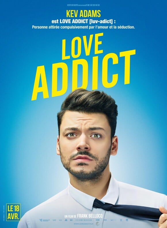 Kev Adams : Affiche personnage du film Love Addict, en salles le 18 avril 2018