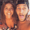 Mathilde est Bastien de "Koh-Lanta Cambodge" en couple. Elle lui fait une belle déclaration. Juin 2017.