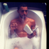 Marwan Berreni nu dans son bain, un cliché révélé le 17 avril 2018 sur Instagram.