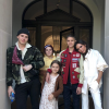 Victoria Beckham et ses quatre enfants. Avril 2017.