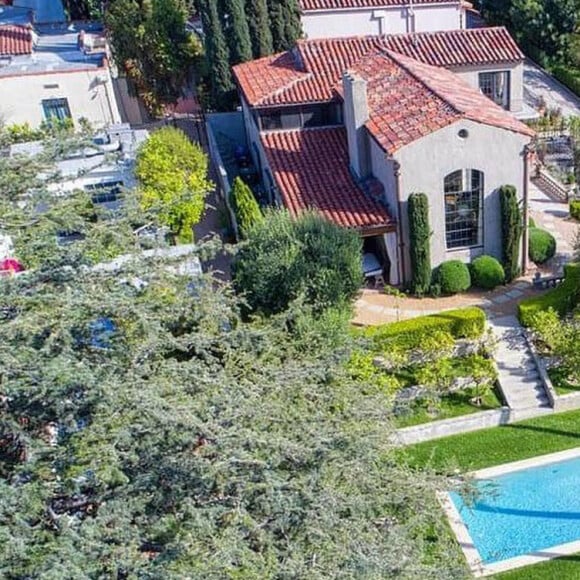 Ellen Pompeo et son époux Chris Ivery vendent leur villa hispanique des années 1920 dans le quartier historique de Whitely Heights, sur les hauteurs d'Hollywood, avril 2018.