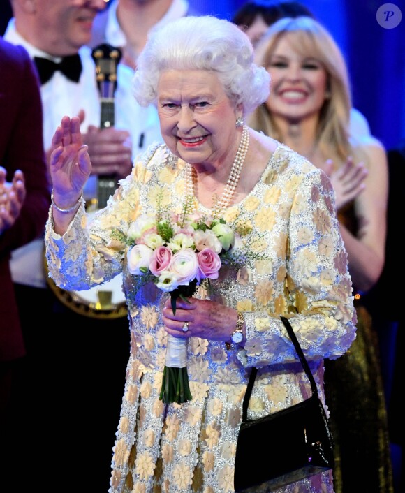 Concert au théâtre Royal Albert Hall à l'occasion du 92e anniversaire de la reine Elizabeth II d'Angleterre à Londres le 21 avril 2018.