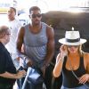 Khloe Kardashian et Tristan Thompson à Bal Harbour, Floride. Le 18 septembre 2016.