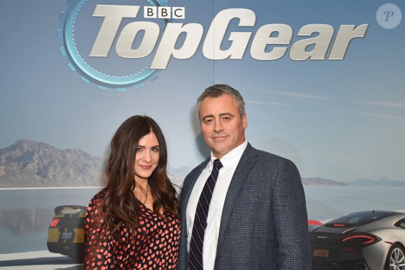 Matt LeBlanc et Aurora Mulligan au photocall de la nouvelle saison de l'émission "Top Gear" à l'hôtel May Fair à Londres, le 19 février 2018.