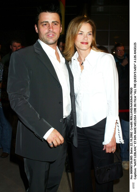 Matt Leblanc et sa femme Melissa McKnight en 2002.