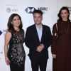 Frida Torresblanco, Sebastian Lelio, Rachel Weisz enceinte à la première de 'Disobedience' au Festival du Film de Tribeca à New York, le 24 avril 2018