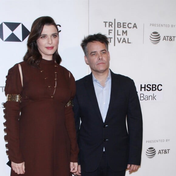 Rachel Weisz enceinte, Sebastian Lelio à la première de 'Disobedience' au Festival du Film de Tribeca à New York, le 24 avril 2018