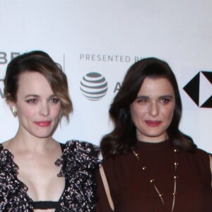 Sebastian Lelio, Rachel McAdams, Rachel Weisz enceinte, Alessandro Nivola à la première de 'Disobedience' au Festival du Film de Tribeca à New York, le 24 avril 2018