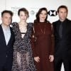 Sebastian Lelio, Rachel McAdams, Rachel Weisz enceinte, Alessandro Nivola à la première de 'Disobedience' au Festival du Film de Tribeca à New York, le 24 avril 2018