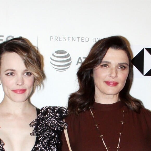 Sebastian Lelio, Rachel McAdams, Rachel Weisz enceinte, Alessandro Nivola à la première de 'Disobedience' au Festival du Film de Tribeca à New York, le 24 avril 2018