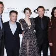 Andrew Karpen, Sebastian Lelio, Rachel McAdams, Rachel Weisz enceinte à la première de 'Disobedience' au Festival du Film de Tribeca à New York, le 24 avril 2018