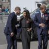Meghan Markle et le prince Harry ont été rejoints par le prince William pour le service commémoratif de l'ANZAC Day en l'abbaye de Westminster, le 25 avril 2018 à Londres.