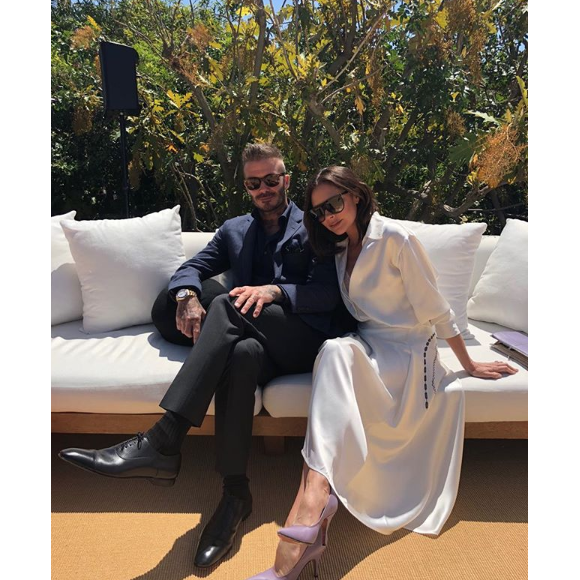Harper Beckham dévoile son charmant accent anglais sur Instagram, ce 25 avril 2018.