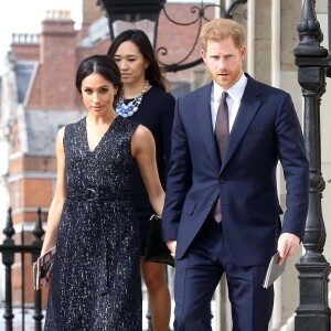 Le prince Harry et Meghan Markle à Londres, le 23 avril 2018.