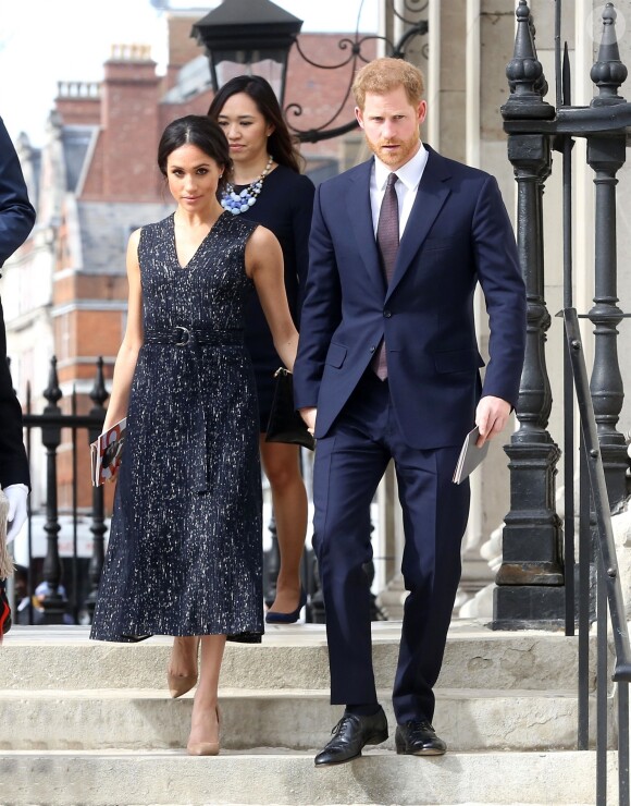 Le prince Harry et Meghan Markle à Londres, le 23 avril 2018.
