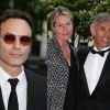 Anthony Delon, Paul Belmondo et sa femme Luana arrivent au Global Gift Gala 2018 à Paris le 25 avril. Denis Guignebourg / Bestimage