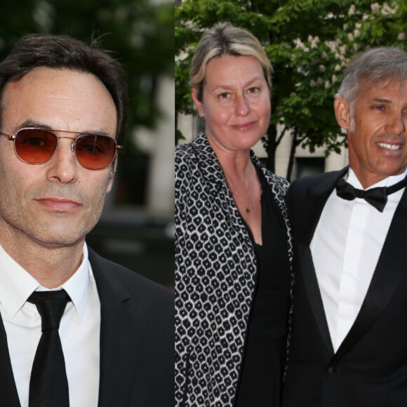 Anthony Delon, Paul Belmondo et sa femme Luana arrivent au Global Gift Gala 2018 à Paris le 25 avril. Denis Guignebourg / Bestimage