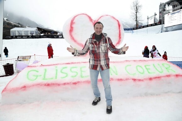 Alexandre Devoise de Téléshopping sur TF1 La 8 ème édition de GLISSE EN COEUR pour l'association Laurette Fugain, association qui lutte contre la leucémie au Grand-Bornand du vendredi 20 Mars au dimanche 22 Mars 2015 .  no web pour belgique et suisse22/03/2015 - Grand Bornand