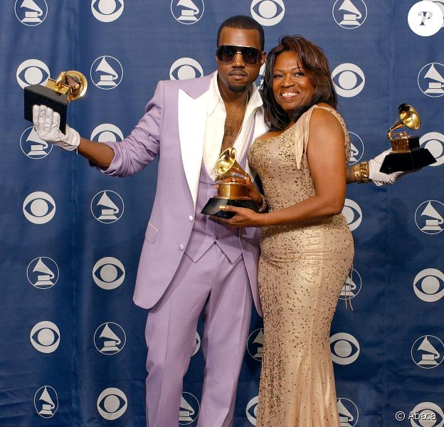 Kanye et Donda West aux 48e Grammy Awards. Février 2006.